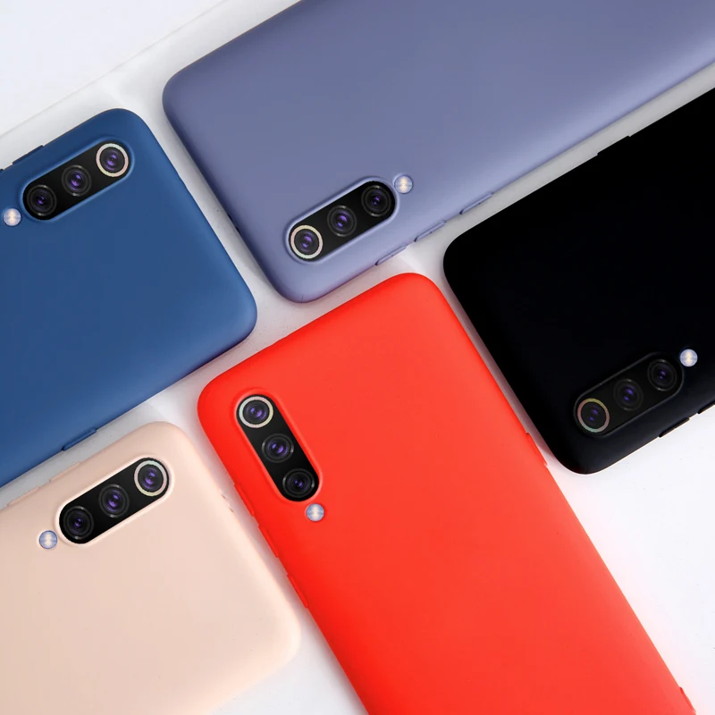 

Soft Silicone Phone Case For xiaomi mi 9 8 se Case For mi 6 6X mix2 mix2s mix3 Cover for mi8 8se plain Cases
