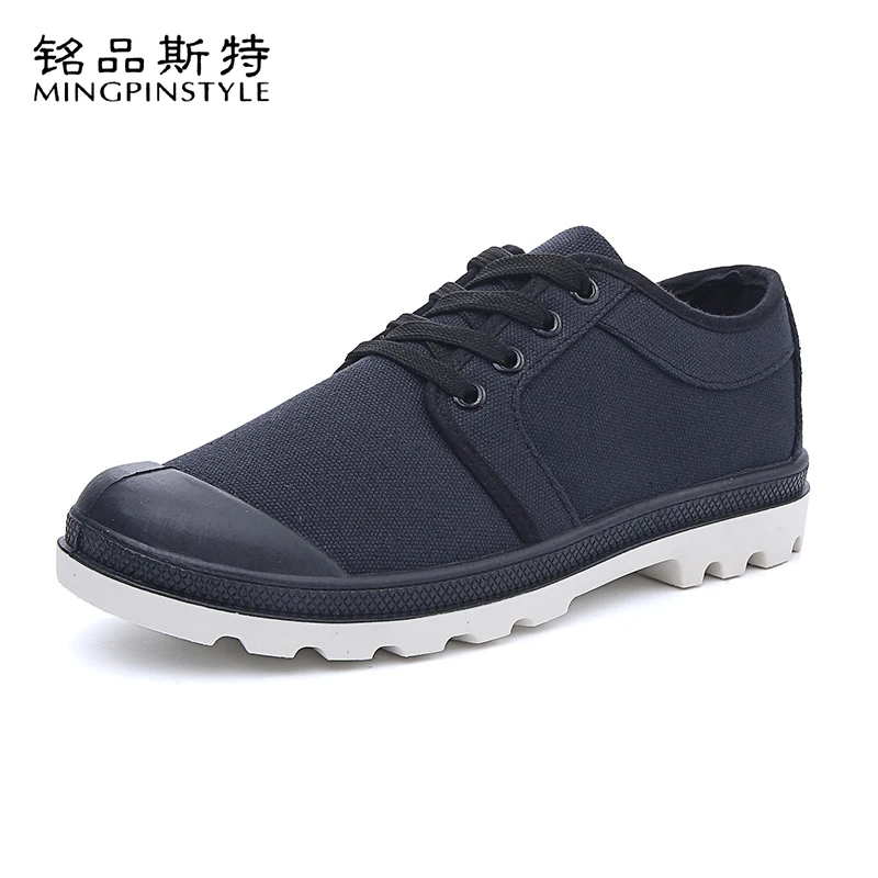 

Mingpinstyle Canvas Shoes Summer Fashion Vulcanize Low Help Shallow Canvas Shoes Lace-Up Wear-Resisting Breathable Sneakers