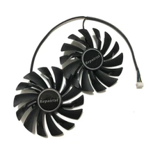 85 мм/95 мм HA9010H12F-Z PLD10010S12HH VGA GPU карты кулер вентилятор для MSI RX480 RX580 RX470 RX570 панцири игровой охлаждения карт