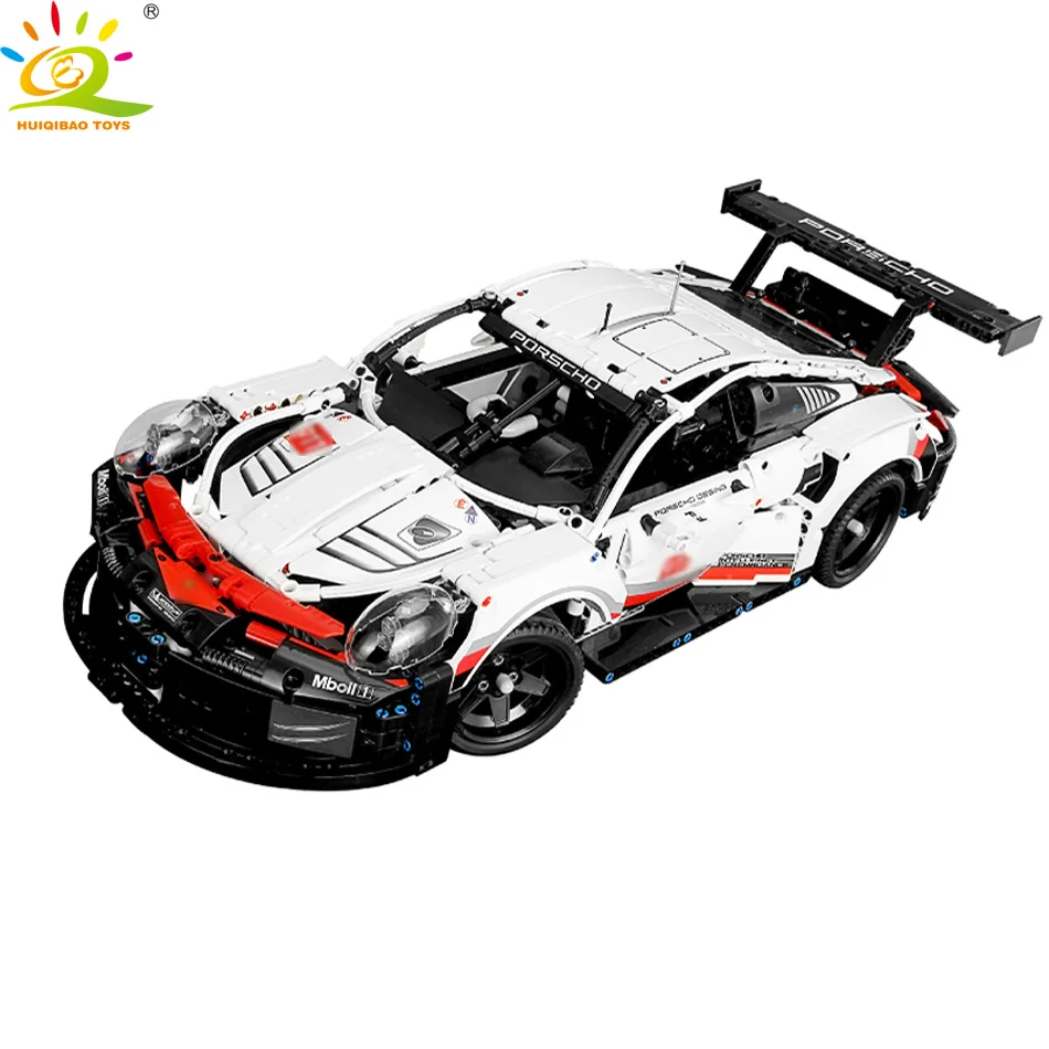 

HUIQIBAO TOYS 1647PCS City Racing car 911 Model Building Blocks for Children Compatible legoingly City Technics Speed set Bricks