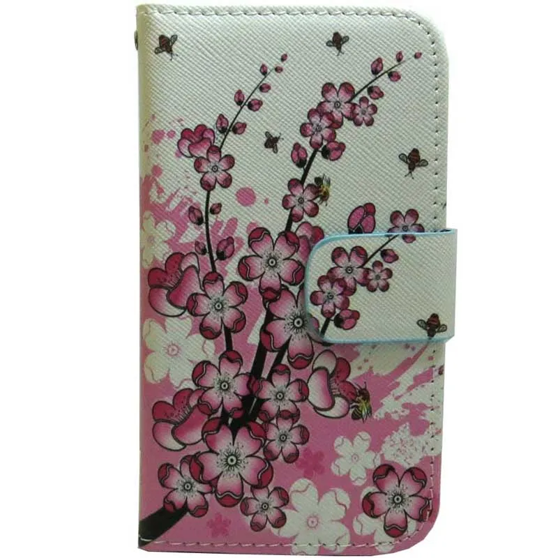 1x сливы цветок кошелек флип чехол для huawei Коврики S 9 10 Lite Pro P Smart Y530 Y550 Y625 y635 G630