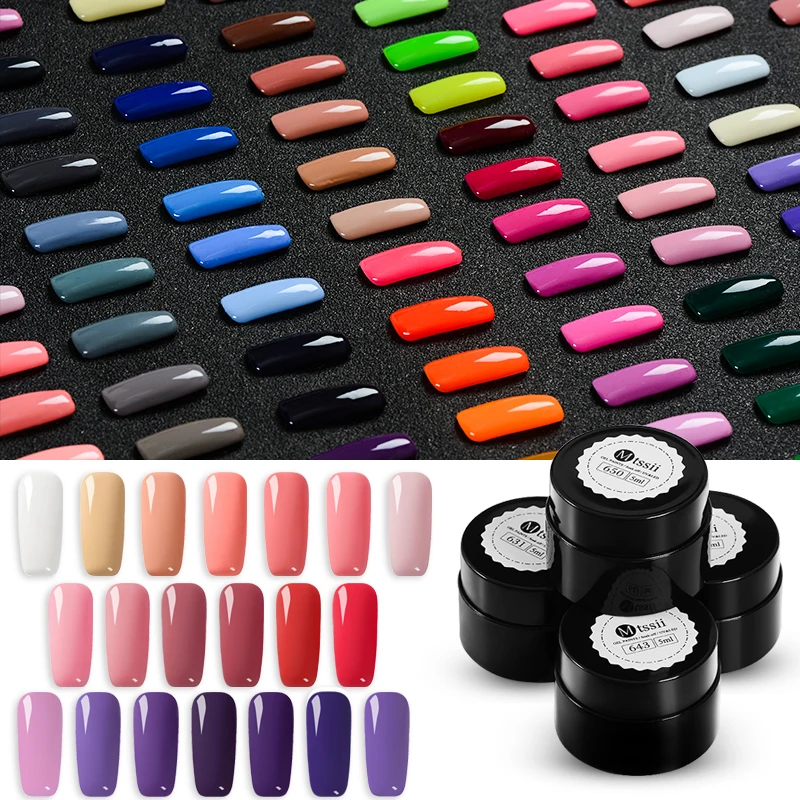 

Mtssii Professional New 5ML 9 Colors Nail Gel Polish Gel Nail Art Polishes Gelpolish Long-Lasting Soak-Off Gel Lacquer SJ79053