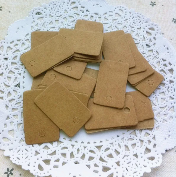 

Kraft Paper Square Small Label Clothing Label Blank Paper Cards Handmade Soap Tag Identification Card Wedding garment tags