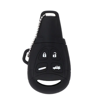 

4 Buttons Silicone Rubber Car Key Case Shell Cover Remote Fob For SAAB 9-3 9-5 93 95 for car accessories