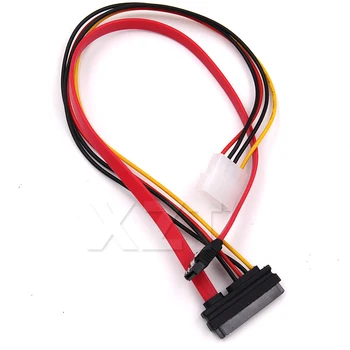 

50pcs 15+7 Pin Power Data to 4 Pin IDE Power SATA Data Hard Cable 40cm hot sale