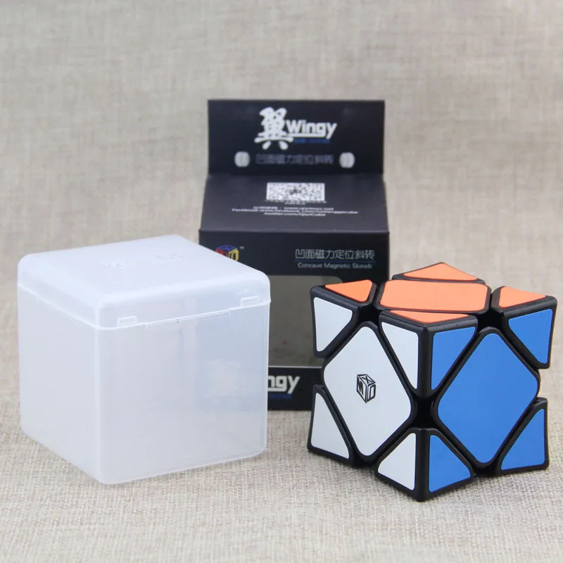 

QIYI MOFANGGE XMD Крылатый перекоса Magic Cube Магнитная Скорость Головоломка Куб профессиональные развивающие игрушки с Cube защиты коробки