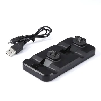 

Dual USB Charging Dock Station Stand for PS4 PlayStation 4 Game Controller Handle Charger Cradle Bracket for PS 4