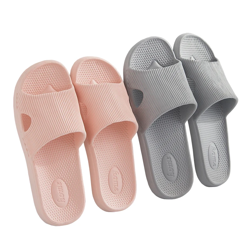 

2019 New Household Deodorant Male Couples Slippers Summer Indoor Home Bathroom Prevent Slip Women Men Flat Slippers