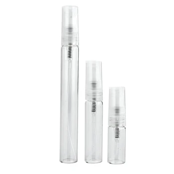 

wholesale 1000 Pieces/Lot 10ML Portable Glass Refillable Perfume Bottle With Fine Fog Atomizer Empty Replenishment Cosmetic Vial