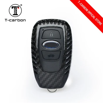 

Carbon Fiber Car Key Case Cover Skin For Subaru Legacy Impreza Forester XV Trezia BRZ WRX Levorg outback keyless entry protector