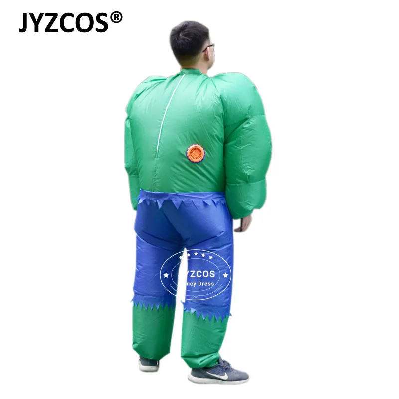 JYZCOS новый надувной костюм Мстители Халк на Хэллоуин фэнтези взрослый супергерой