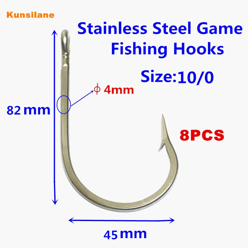 Super Giant Saltwater Fishing Hooks 24/0 - 2 Pack, Forged Circle Hooks For Shark, Tuna, Swordfish - View #2