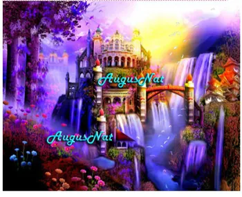 

castle diamond painting full drill wall art scenery diamond dots halloween decor diamond drawing pictures rhinestone pasted art