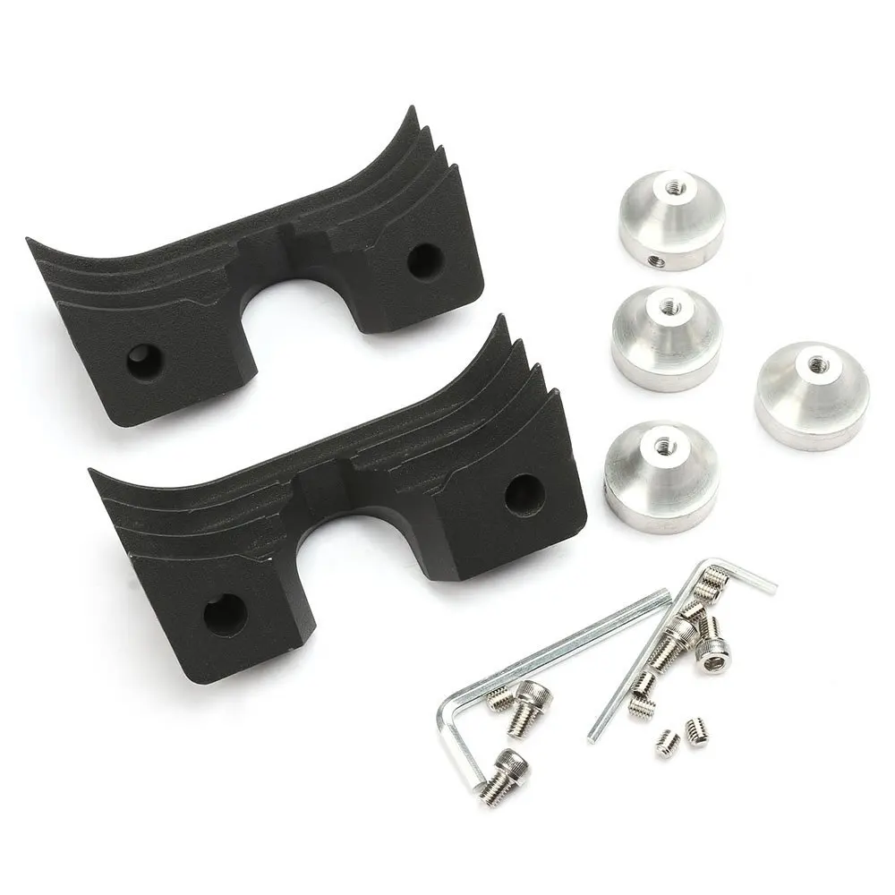 Drag Wrinkle Black Finned Spark Plug Head Bolt Covers Harley Twin Cam 99-15