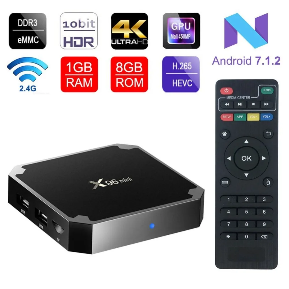 Rovtop X96 Мини Смарт ТВ приставка X96 Android 7,1 OS 4K ТВ приставка 2 Гб 16 Гб Amlogic S905W четырехъядерный X96Mini 1 ГБ 8 ГБ WiFi ТВ приставка Z30