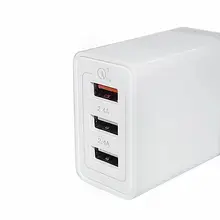 3 порта быстрое зарядное устройство QC 3,0 30 Вт USB зарядное устройство для iphone 7 8 ipad samsung S8 huawei Xiaomi быстрое зарядное устройство QC3.0 EU/US/UK штекер