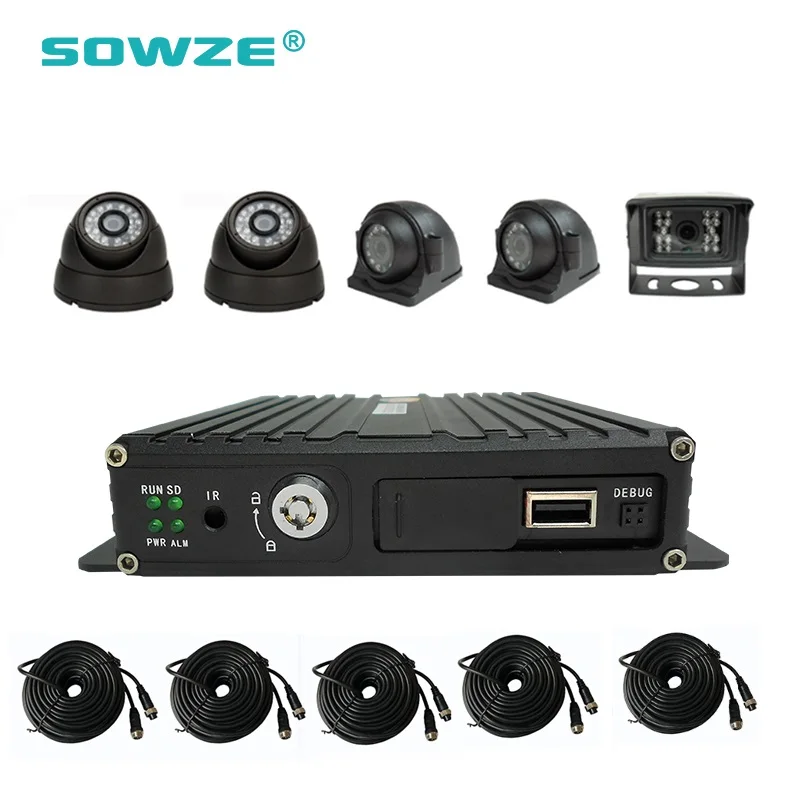 5ch Мобильный Dvr Большой самосвал CCTV школьный автобус безопасность решение