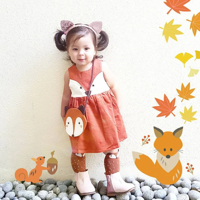baby girl fox outfit