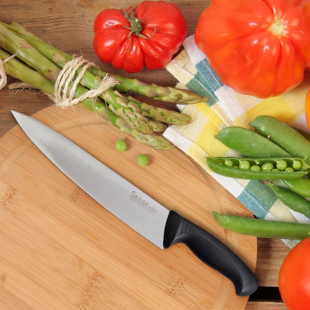 Нож шеф-повара Sedge-Серия SP-немецкий кухонный нож из высокоуглеродистой нержавеющей стали 1,4116-эргономичная ручка-10''