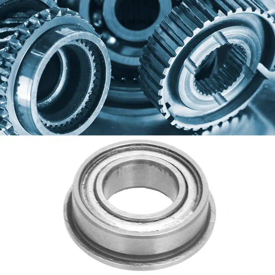 US Stock 10pcs MF105ZZ Double Shielded Flanged Ball Bearings 5mm x 10mm x 4mm