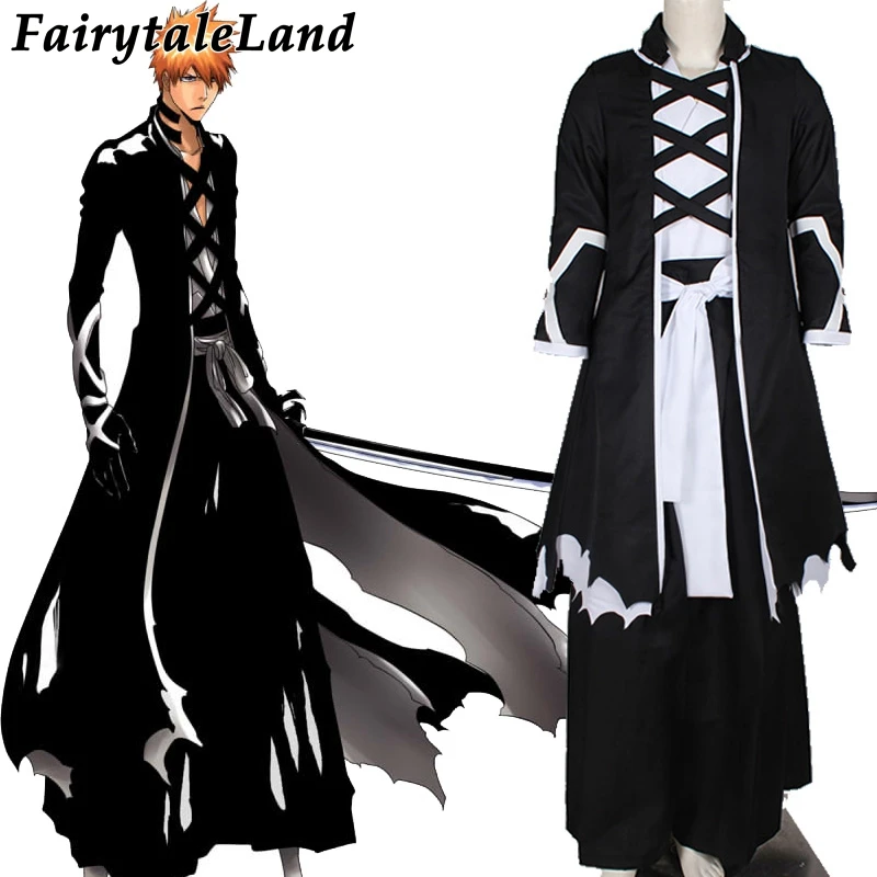 

Custom Made Bleach Kurosaki ichigo Cosplay Costume Bleach cosplay outfits Halloween cosplay costumes for adult