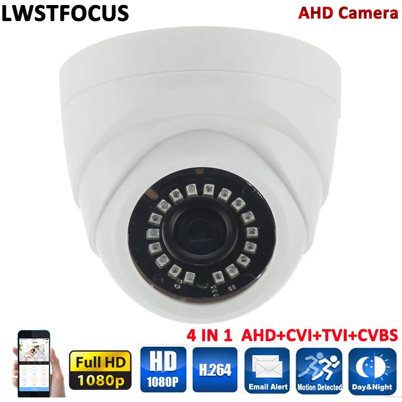 LWSTFOCUS 1 2 7 Color CMOS Sensor AHDH 1080P AHD Camera Indoor Dome Security Camera AHD