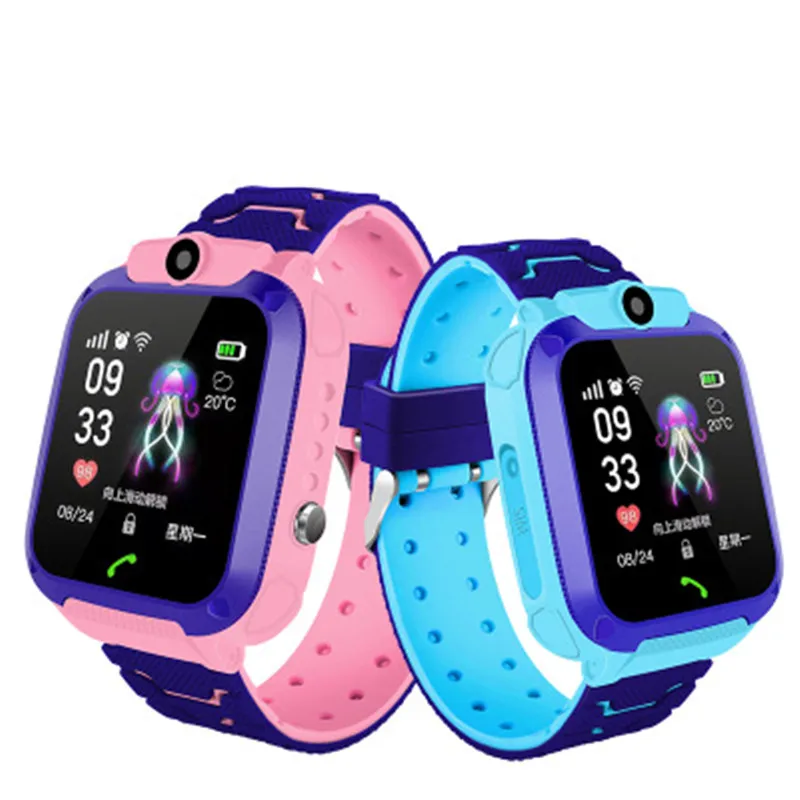 

IP67 Waterproof Q12 Smart Watch HD Camera Multifunction Children Digital Wristwatch Baby Watch Phone For IOS Android Toy Gift