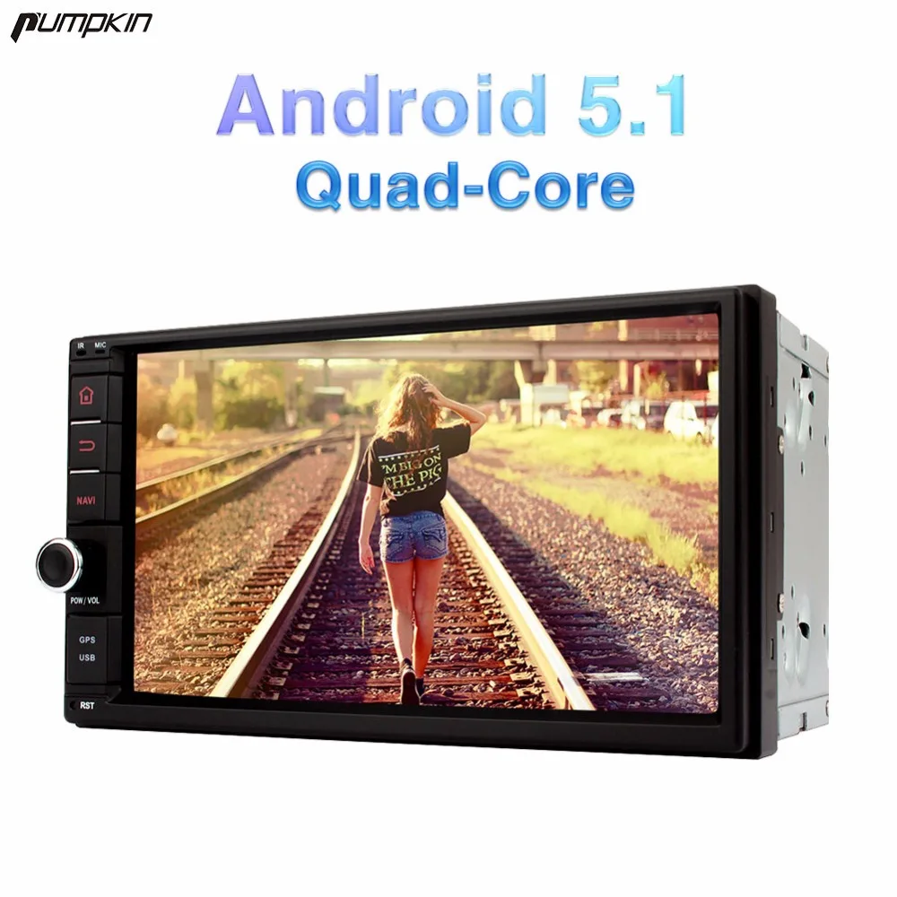Pumpkin 2 Din 7 Android 5 1 Universal font b Car b font Radio DVD Player