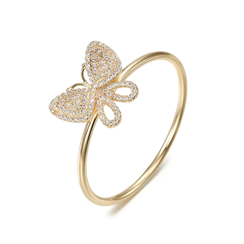 6/PCS النحاس الزركون مطعمة منديل حلقة الراقية الغربية الجدول الديكور البيئة منديل مشبك