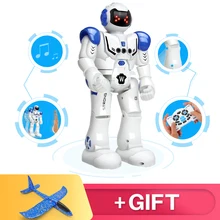 DODOELEPHANT робот зарядка через usb Танцы жесты Фигурка Игрушка Робот Контроль Радиоуправляемый игрушечный робот для мальчиков Детский подарок на день рождения