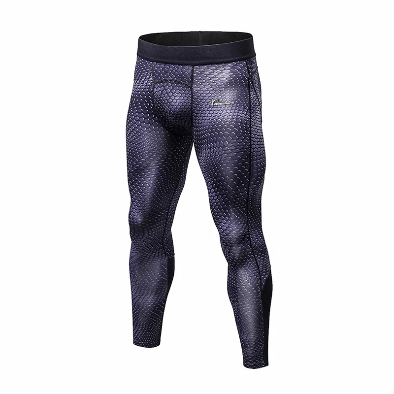 Для Мужчин Спортивные Компрессионные брюки для девочек мальчиков леггинсы для бега фитнес тренировки тренажерный зал мотобрюки костюмы термо - Цвет: SB