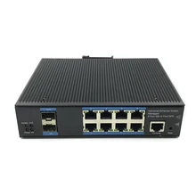 Outdoor industrial grade management POE switch 10/100/1000M industrial grade switch network rack network switch poe switch