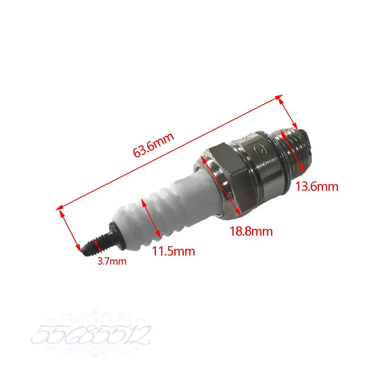 Синий CNC головка цилиндра и серебряный впускной коллектор для 80cc моторизованный