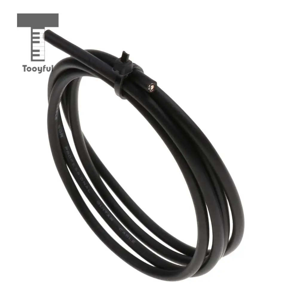100cm 6.5mm High Fidelity Anti-noise Guitar Cable Cord Gold Plated Copper Welding Free Plug for Guitar Pedal Effect Parts 