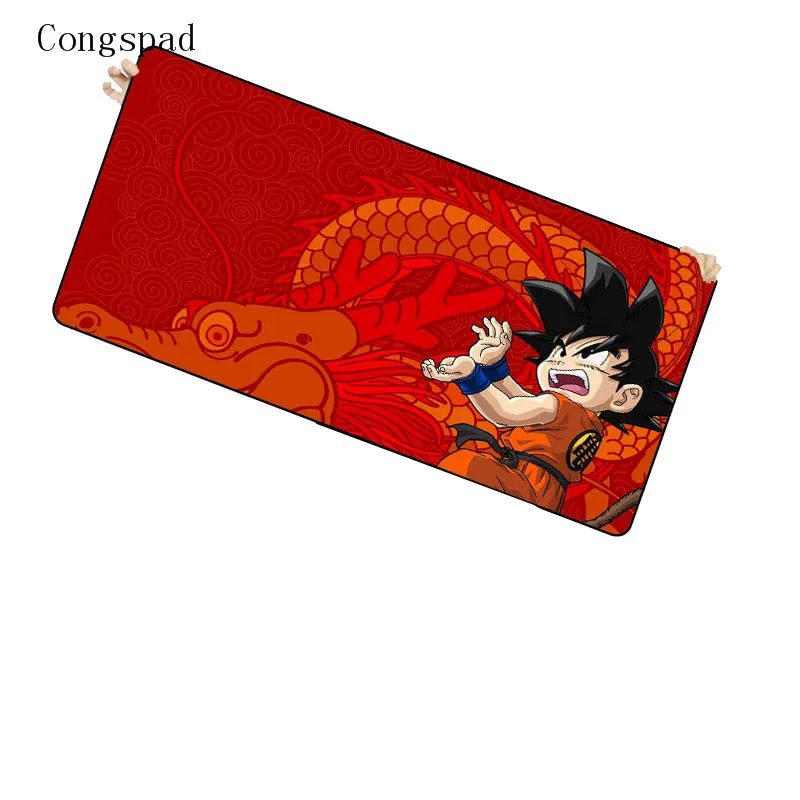 Congsipad Dragon Ball Z Аниме Мышь большой Мышь 40х90/30x60/70/80/90 см клавиатура Коврик