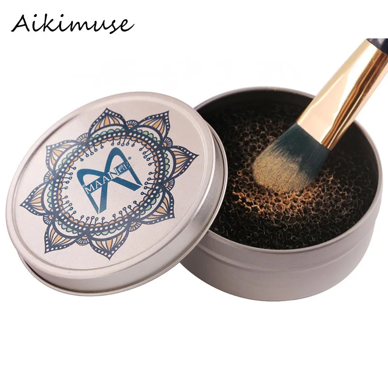

3PC/Set Makeup Brush Cleaner Sponge Scrub Marble Wash Scrub Makeup Tool Cleaning Eye Shadow Brush Cosmetic Brush Sponge Cleaning