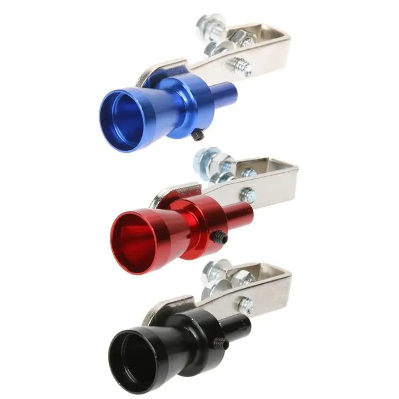 3 цвета автомобильный турбо звуковой свисток глушитель выхлопной трубы свисток поддельный сдув симулятор Whistler для автомобиля микрополюсные глушители