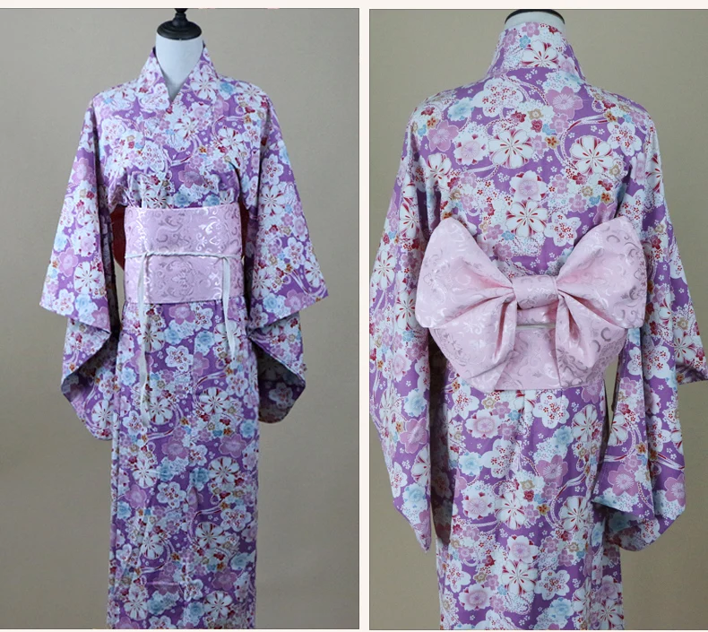 Японское аниме кимоно модный халат костюм женщина платье японское представление кимоно