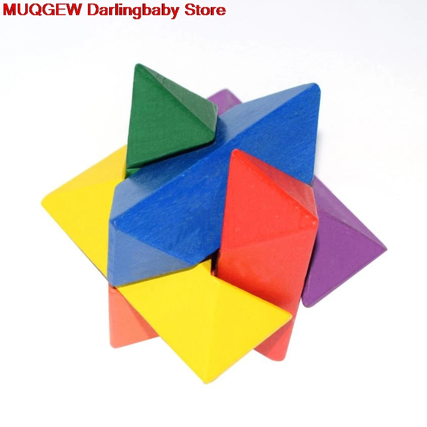 Деревянный разведки игрушка китайский Логические игры 3D IQ головоломки обучение образование для детей взрослых забавными гаджет подарок на день рождения развивающие игрушки деревянные игрушки пазлы головоломки - Цвет: Wooden Puzzles