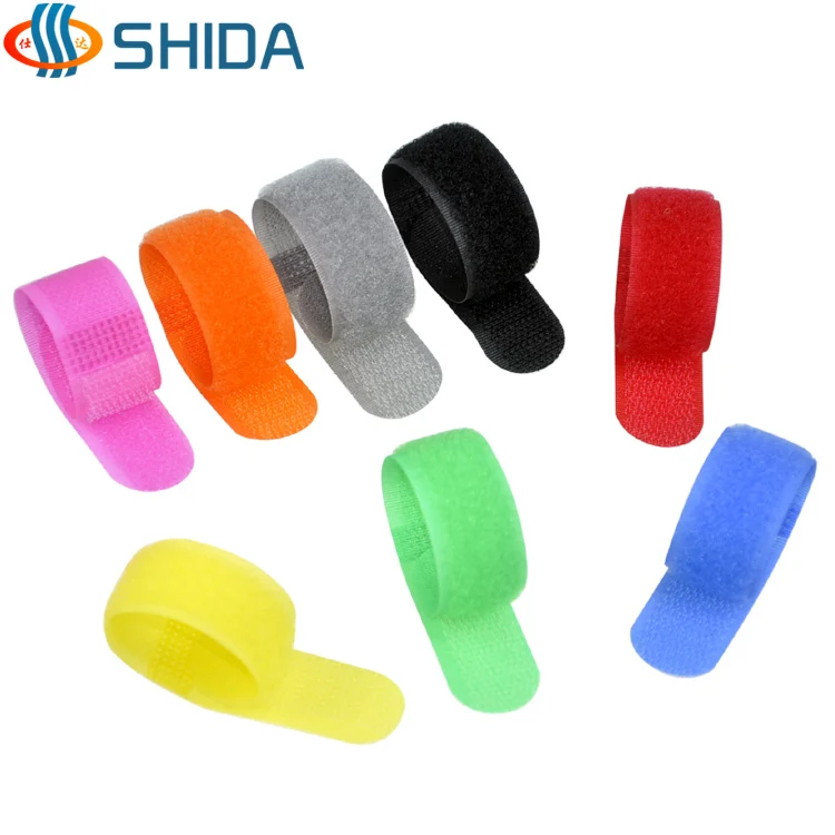 

2cm width*15cm length 100pieces/lot Magic tape sticks straps, also known as the Cable Ties strip, hook loop stirps