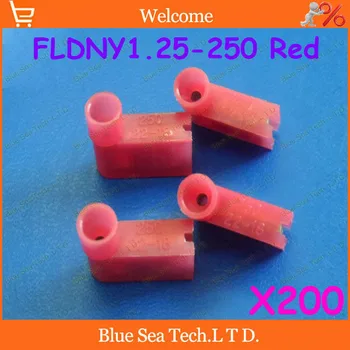 

Free Shipping 200pcs/lot FLDNY1.25-250 Red Flag cold-pressed terminal Insulated Terminal For 0.5-1.5mm2 , 22-18 AWG Wire 10A
