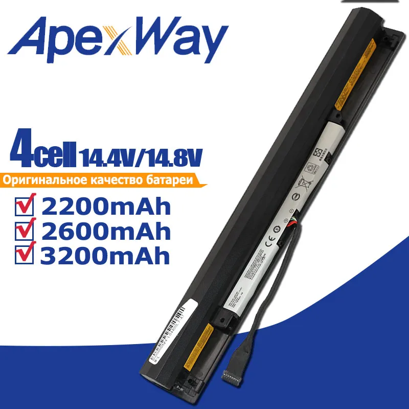 Аккумулятор ApexWay L15S4A01 L15L4A01 L15M4A01 L15E4A01 для Lenovo V4400 Ideapad 100-15IBD | Компьютеры и офис