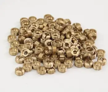 

200 Pcs Alto Sax retaining nut Pure copper Specification M11 * 1 height 5.5 mm