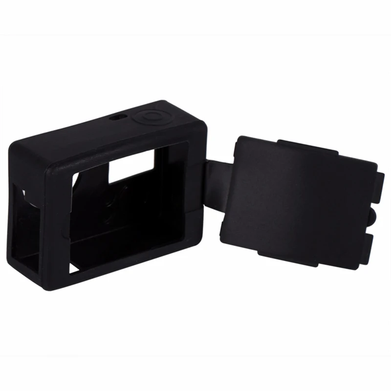 Soft Silicone Rubber Protective Case With Silicone screen cover For GoPro Hero 3 Hero 3+ Hero 4 Sports camera Accessories (4)