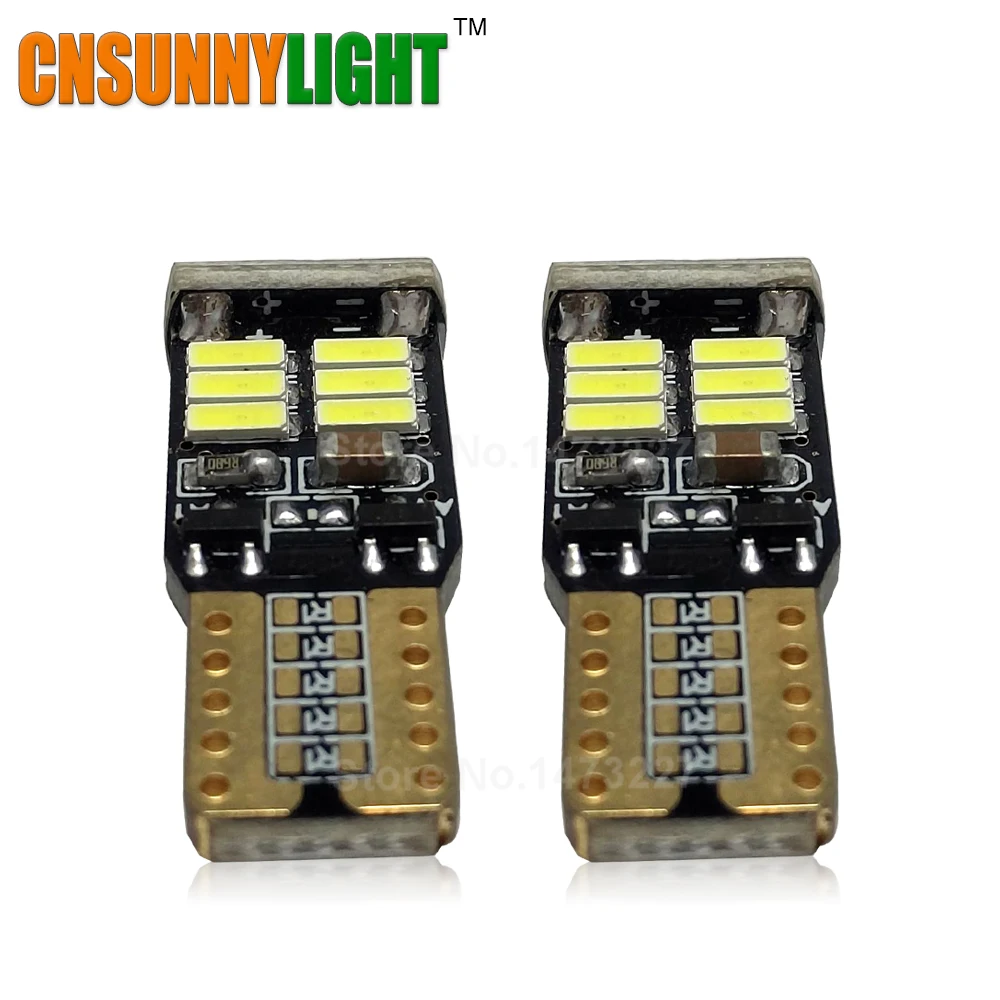 Тип СВЕТОДИОДА направленного света CNSUNNYLIGHT-6x T10 W5W 194 168 4014 светодиодный лампы 12V 24V Автомобиль Мотоцикл поворот стороны Подсветка регистрационного номера авто парковочная лампа габаритного фонаря