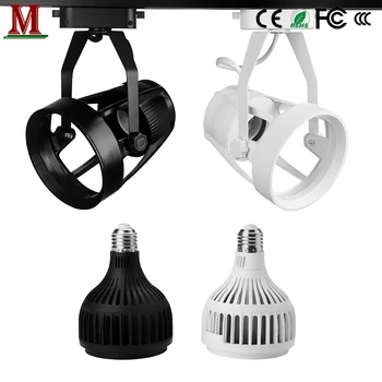 

PAR30 track light super bright 35w clothing store spotlights led mounted lights E27 screw track lights