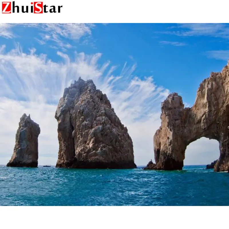 Full-Square-Diamond-Painting-landscape-sea-reef-5D-DIY-Diamond-Embroidery-Mosaic-Picture-Of-Rhinestone-Decor