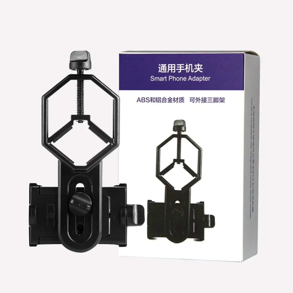 

Universal Optical Monocular Telescope Holder Adapter Clip Mount Bracket For Mobile Smart Phone Support Tripod Connection NEW