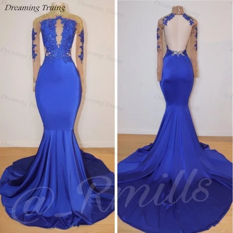 conew_conew_royal-blue-long-mermaid-prom-dresses-2019-high-collar-gold-lace-applique-long-sleeves-evening-gowns-celebrity-formal-party-dresses_conew1