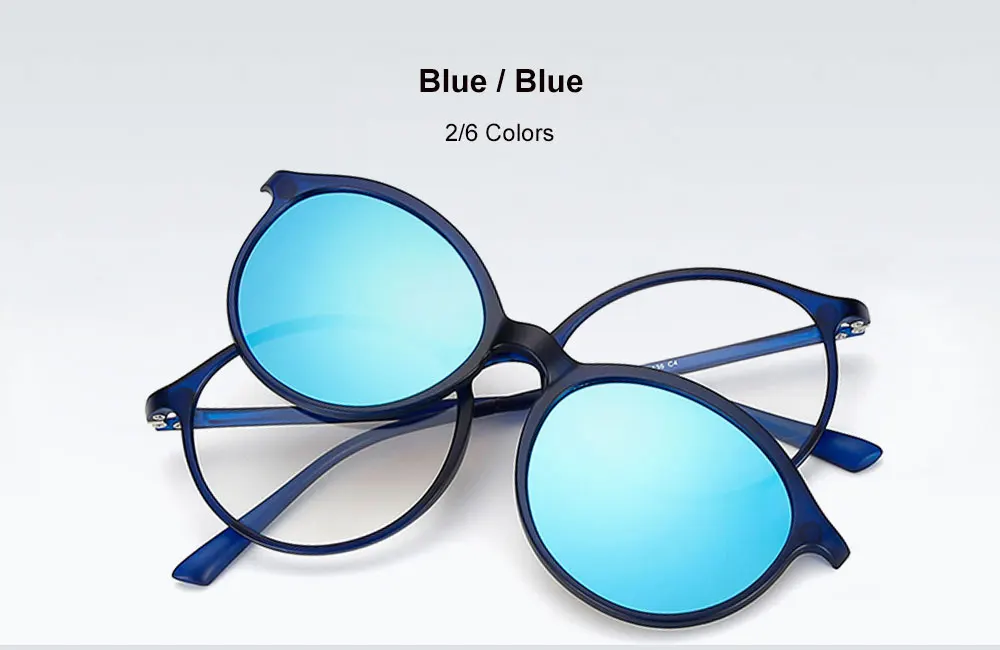 VEGA Polarized Magnetic Clip On Sunglasses Fit Over Sunglasses Prescription glasses 2 In 1 Magnetic Glasses Men Women VG213  (8)